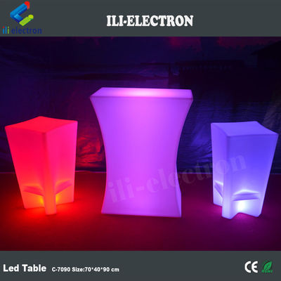 Meja led waterproof menyalakan meja bar furnitur led meja kopi