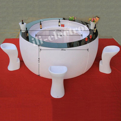 Bahan PE LED Meja Kopi LED Furnitur LED Bar Furnitur
