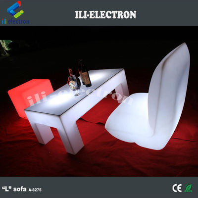 kursi sofa plastik mewah berbentuk L