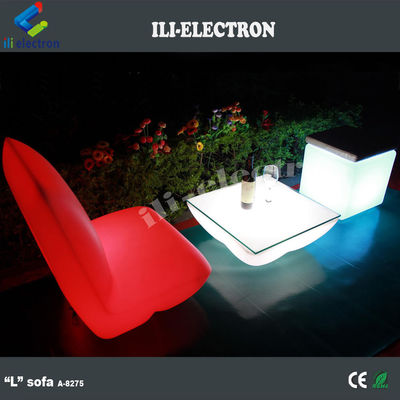 kursi sofa plastik mewah berbentuk L