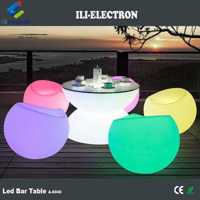furnitur LED yang diterangi / meja LED yang bersinar / meja bar LED