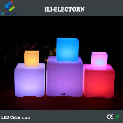 Meja teras led plastik yang berubah warna