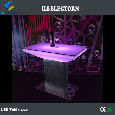 Furnitur bar yang dapat diisi ulang led lampu meja bar