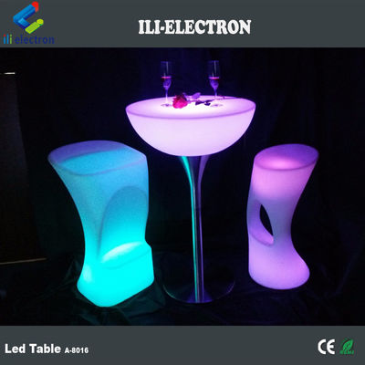 Komersial LED Light Cocktail Meja, Bar Meja Terang Wireless Untuk Pesta