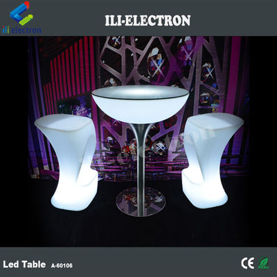 Komersial LED Light Cocktail Meja, Bar Meja Terang Wireless Untuk Pesta