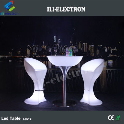 Komersial LED Light Cocktail Meja, Bar Meja Terang Wireless Untuk Pesta
