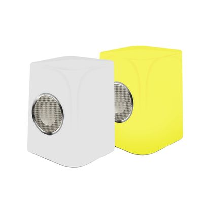 3D Stereo Plastik LED Lampu Speaker Wireless Remote Control