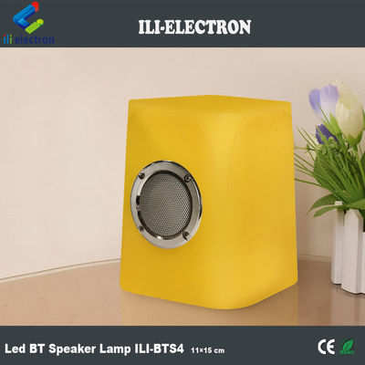 3D Stereo Plastik LED Lampu Speaker Wireless Remote Control