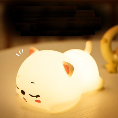 Ketuk Kontrol Lampu Malam Silikon Untuk Anak-anak Dan Bayi