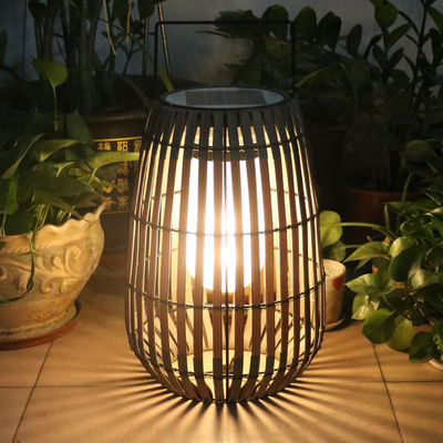 Lampu Taman Rattan Surya yang Disesuaikan