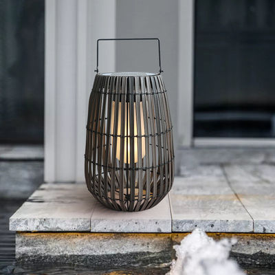 Lampu Taman Rattan Surya yang Disesuaikan