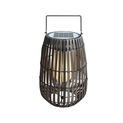 Lampu Taman Rattan Surya yang Disesuaikan