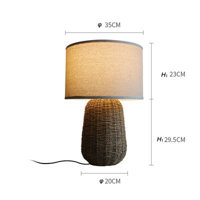 Lampu Meja Rattan Berkelanjutan, Lampu Rattan Berkelanjutan