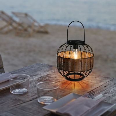 Lampu Rattan Luar Ruangan Waterproof Untuk Balkon Taman Taman