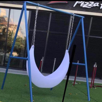 Dekorasi acara bercahaya plastik led bulan ayunan