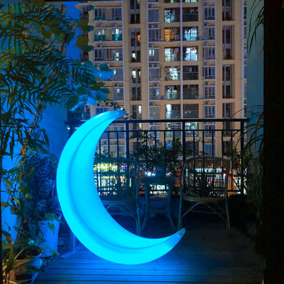 Glow Led Moon Chair dengan baterai lithium isi ulang