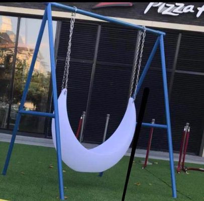 Fasilitas Rekreasi Ayunan Plastik Led Moon Chair 16 Warna Berubah