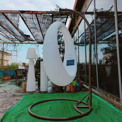 Dekorasi Acara Bercahaya Plastik Led Patio Swing Light Furnitur Luar Ruangan