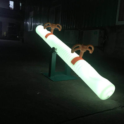 Berubah Warna Plastik Led Cahaya Seesaw Untuk Sekolah