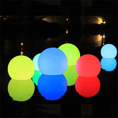 PE Plastik Glow Bola Cahaya 16 Warna Mengubah remote control isi ulang