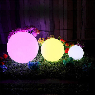 80cm isi ulang LED Light Up Balls remote control untuk Natal