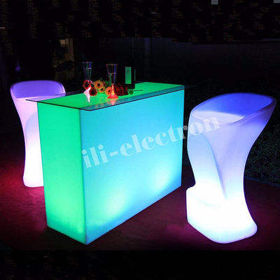 Meja Cocktail Tercahaya Tercahaya, Meja Tercahaya LED Untuk Lounge Klub Malam