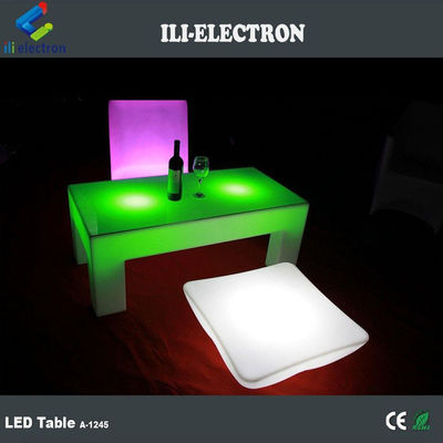 4 Legs LED Light Cocktail Table, 16 Warna Berubah LED Glow Table Remote Control