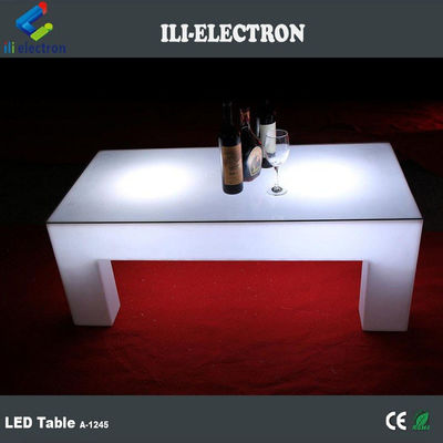 4 Legs LED Light Cocktail Table, 16 Warna Berubah LED Glow Table Remote Control
