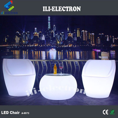 Meja Koktail LED Komersial Modern Dengan Baterai Lithium Terisi Ulang