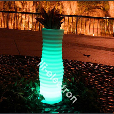 Remote Control LED Flower Pot, Dekorasi Cahaya Pot Tanaman Untuk Rumah