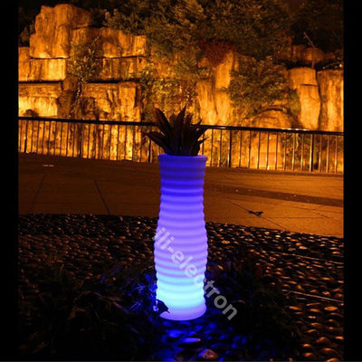 Remote Control LED Flower Pot, Dekorasi Cahaya Pot Tanaman Untuk Rumah