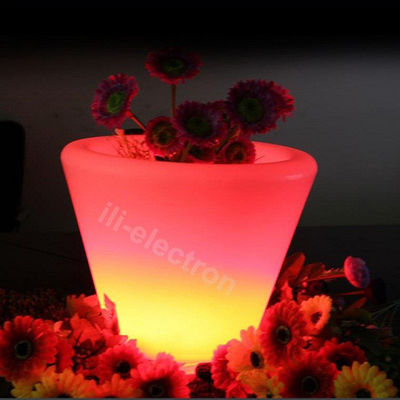 Pengendalian nirkabel LED Ice Bucket Portable Mengubah Warna Menyala