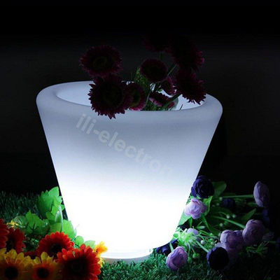 Pengendalian nirkabel LED Ice Bucket Portable Mengubah Warna Menyala