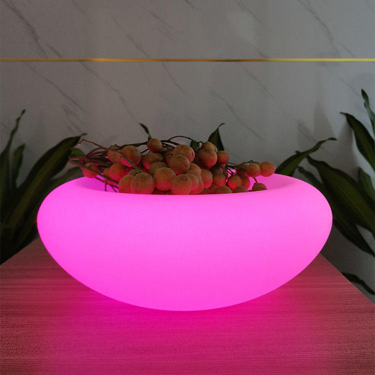 SMD 5050 LED Fruit Bowl Rechargeable 16 Perubahan Warna Untuk Pesta