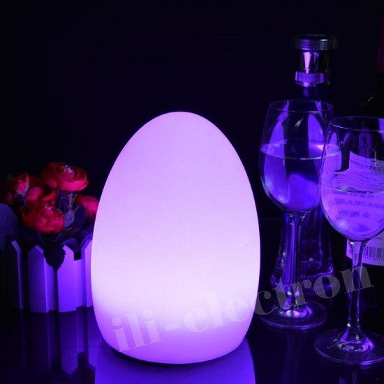 USB pengisian daya Modern LED baterai lithium terintegrasi Baterai terintegrasi diisi ulang Lampu meja telur led kamar tidur