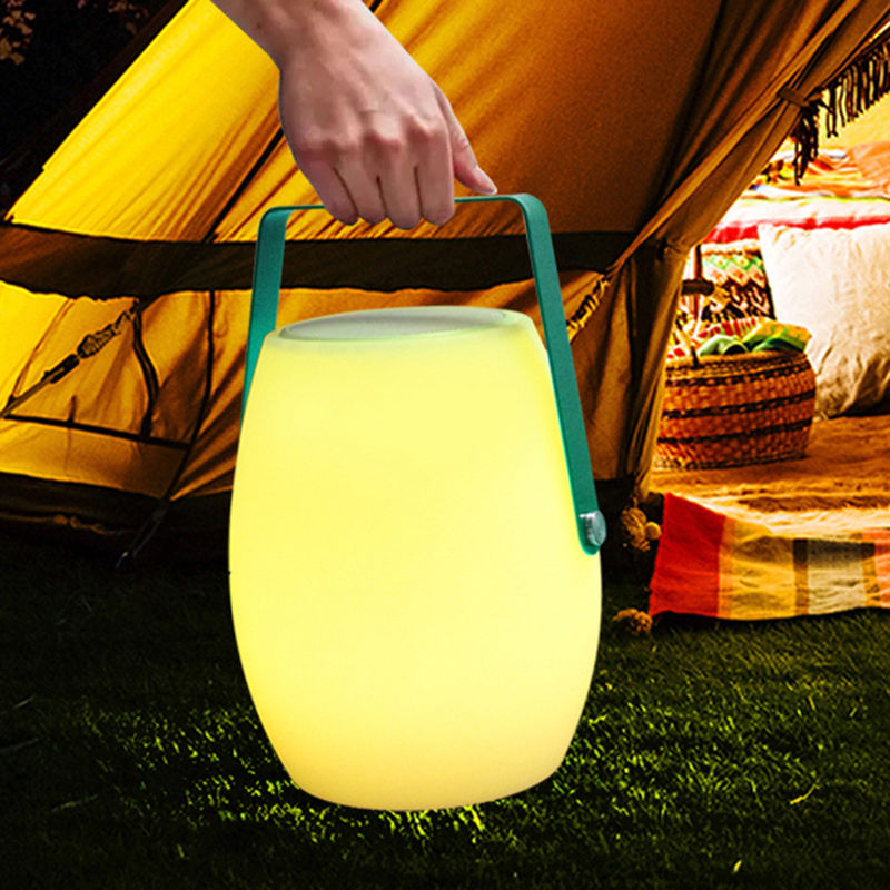 Lamp LED Portable Disesuaikan 4100K Warna-warni Isi ulang untuk berkemah