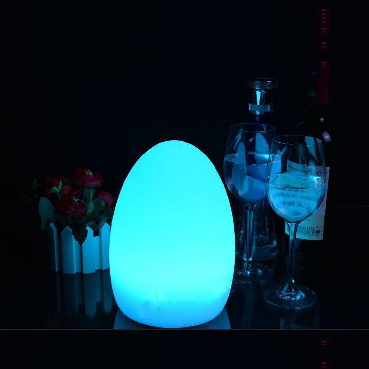 Lampu telur plastik LED remote control IP65 waterproof Untuk dekorasi liburan