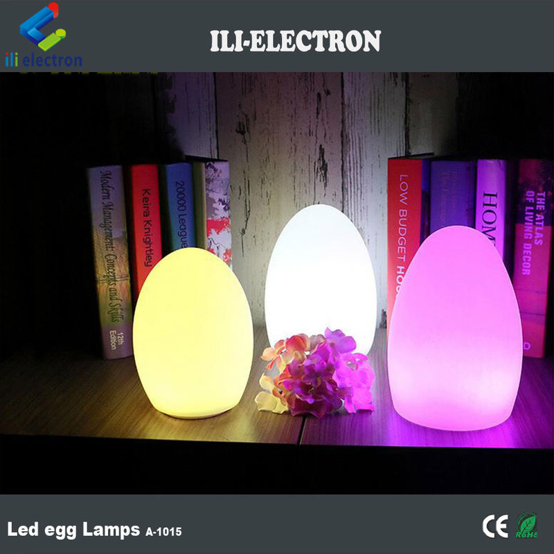Lampu LED berbentuk telur bercahaya 16 warna berubah dengan remote control