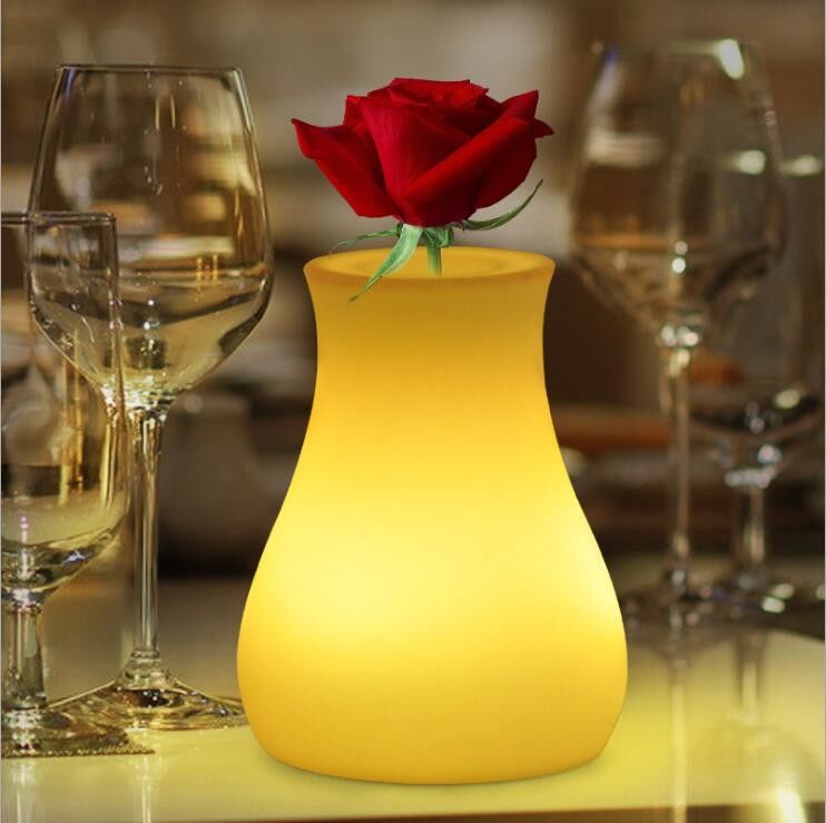 3500K Lampu Lampu Vase LED Kecil Mengubah Warna Untuk Dekorasi
