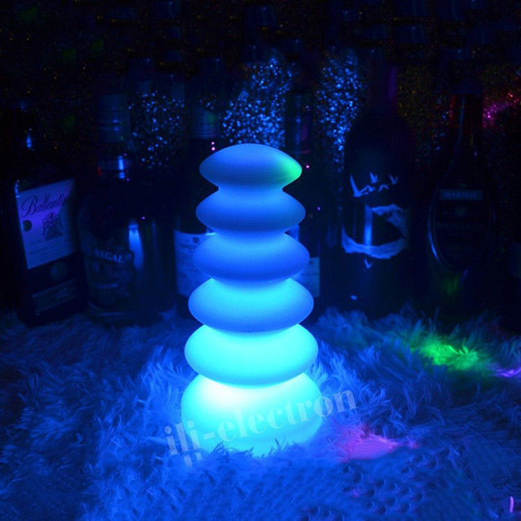 Multi warna Natal dipimpin malam lampu untuk anak-anak