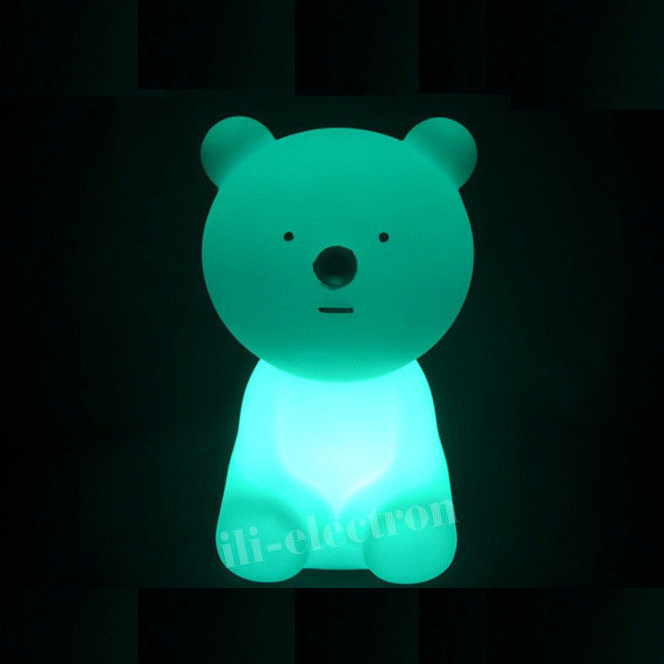 Lampu beruang LED berwarna tanpa kabel