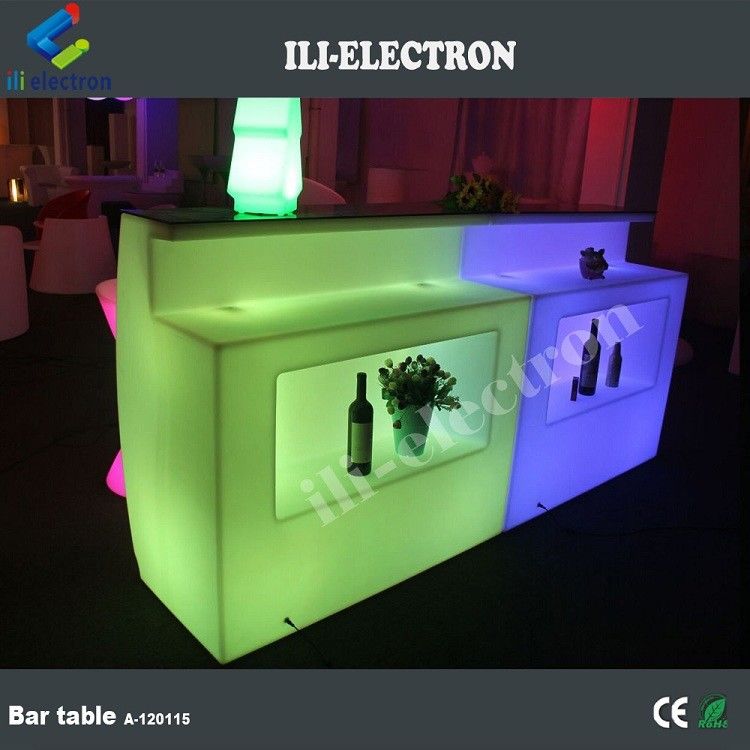 plastik multi-warna dihiasi rumah modern mini bar counter desain untuk dijual