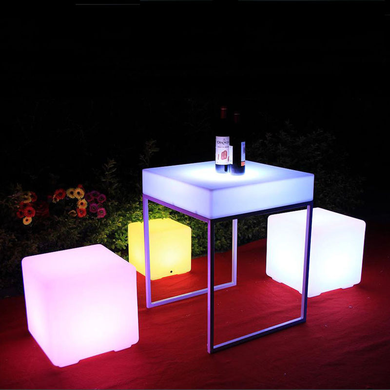 40Cm Remote Control Patio Lampu Kubu LED Lampu Lampu LED Sumber Cahaya Untuk Patio Hiburan